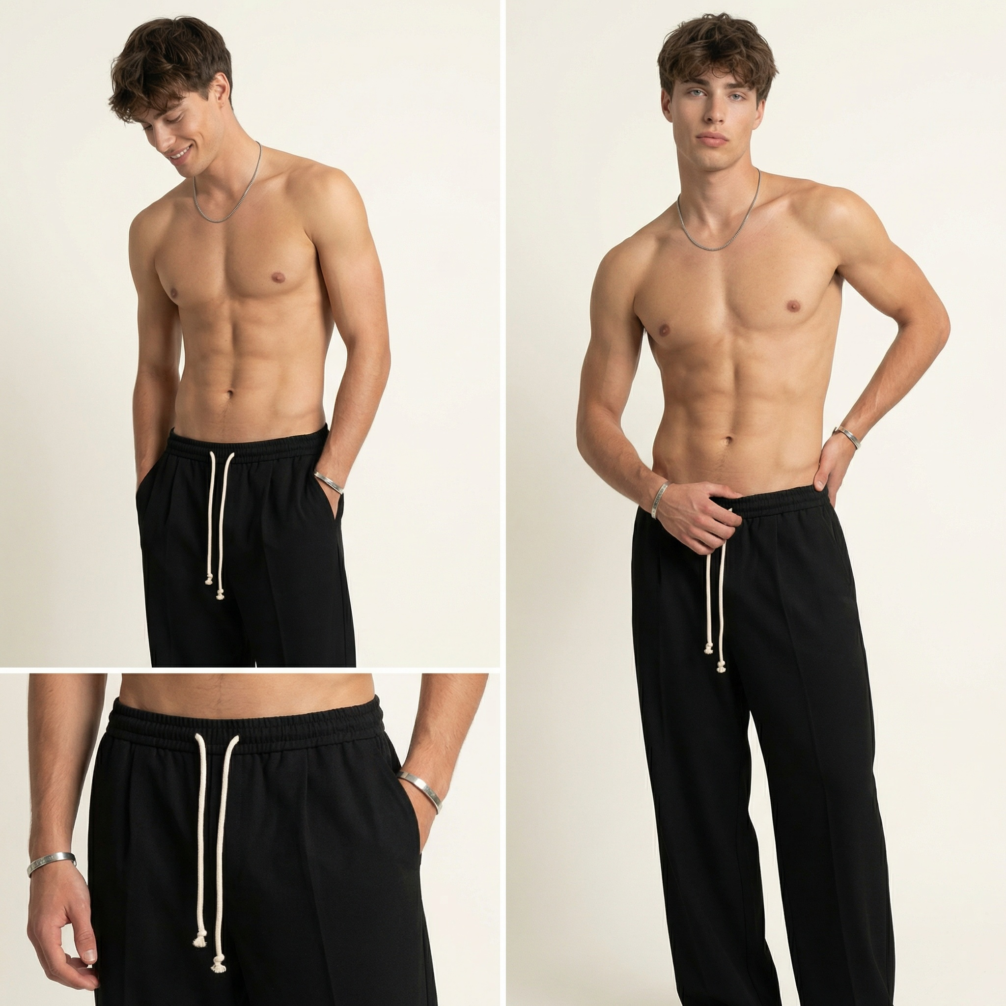 Relaxed Drawstring Trousers