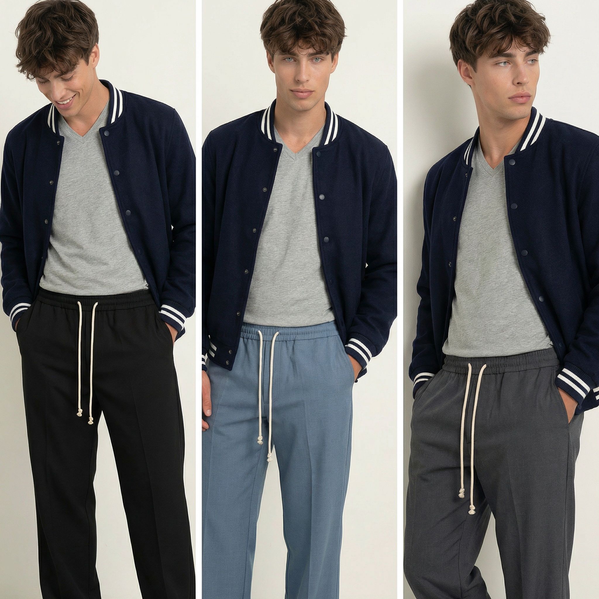 Relaxed Drawstring Trousers