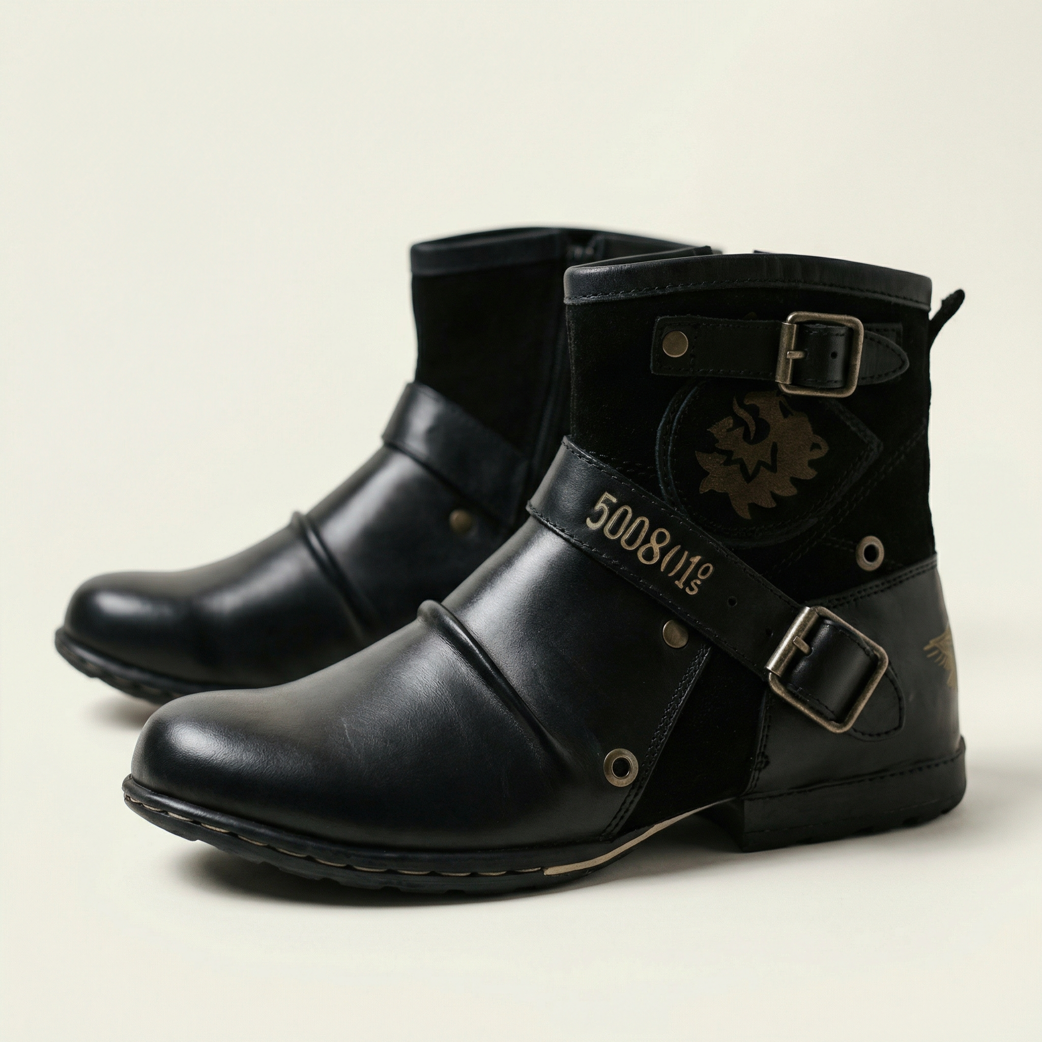 Vintage Leather Ankle Boots