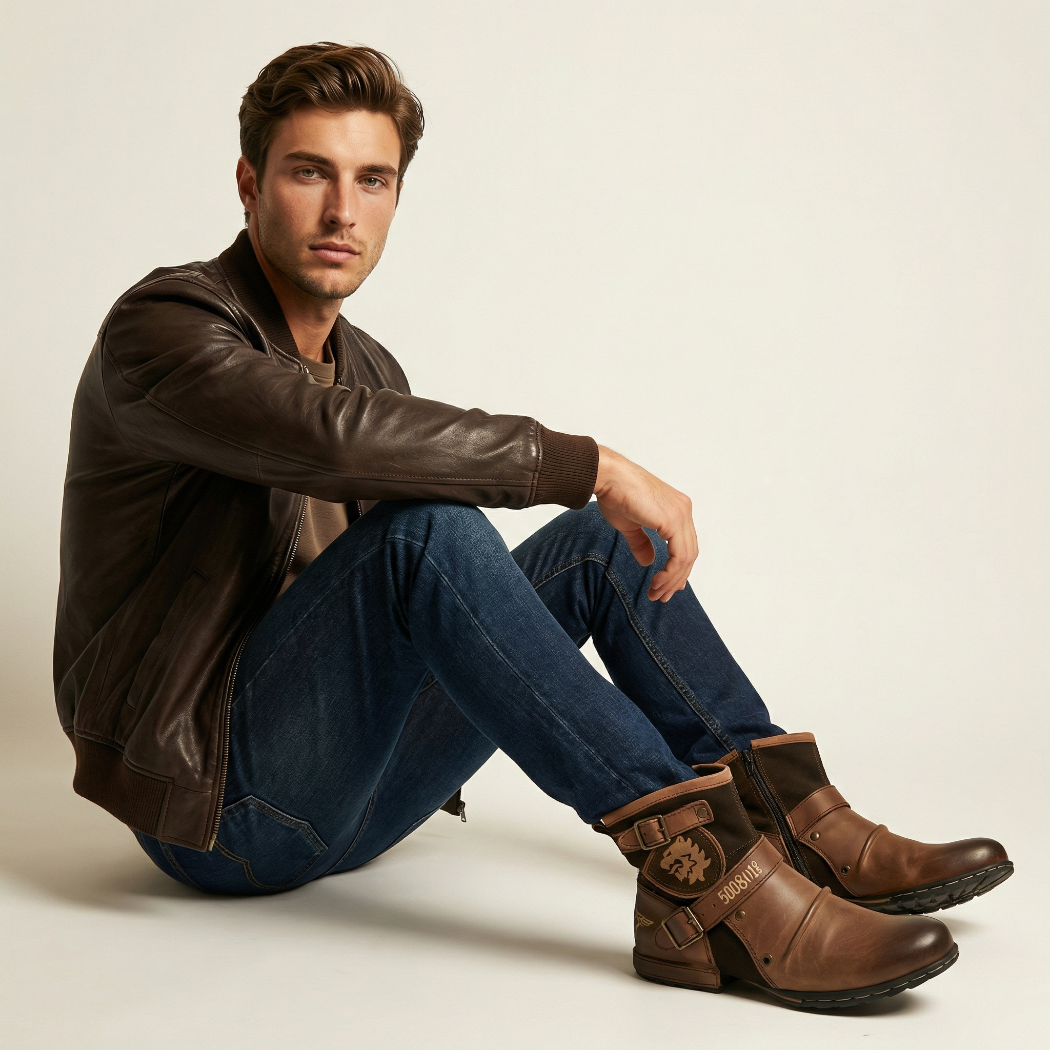 Vintage Leather Ankle Boots